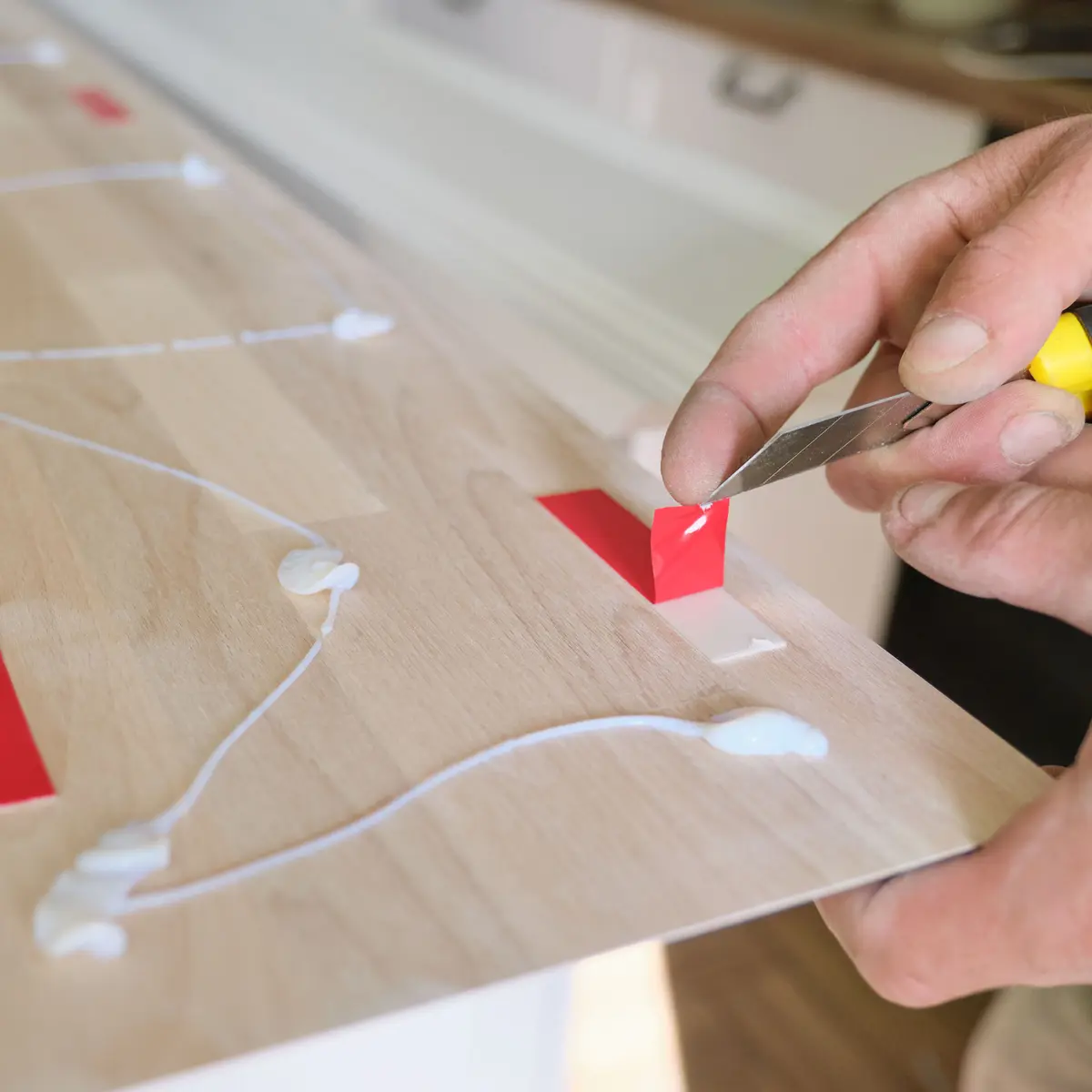 The science of what makes tape stick and how these tapes are installed.