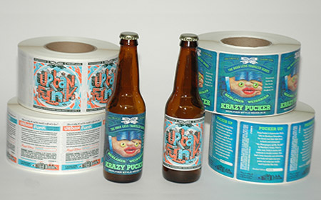 Custom Printed Beverage Beer Labels